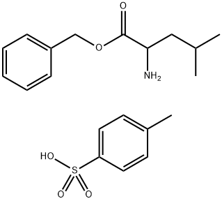 H-DL-LEU-OBZL P-TOSYLATE Structure