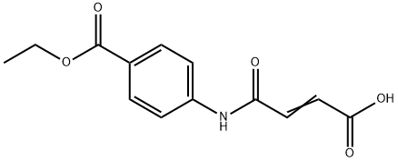 N-(4-CARBETHOXYPHENYL)말레산 구조식 이미지