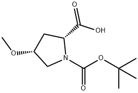 CIS-BOC-4-METHOXY-D-PROLINE Structure