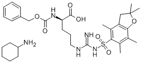 Z-D-ARG(PBF)-OH CHA Structure