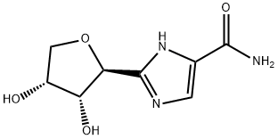 1H-Imidazole-4-carboxamide, 2-(tetrahydro-3,4-dihydroxy-2-furanyl)-, [2S-(2alpha,3ba,4ba)]- (9CI) Structure
