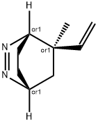 2,3-Diazabicyclo[2.2.2]oct-2-ene,5-ethenyl-5-methyl-,(1alpha,4alpha,5alpha)-(9CI) Structure