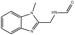포름아미드,N-[(1-메틸-2-벤즈이미다졸릴)메틸]-(8CI) 구조식 이미지