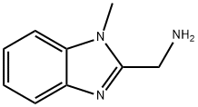 (1-METHYL-1H-BENZIMIDAZOL-2-YL)METHYLAMINE Structure