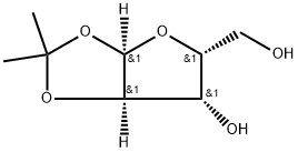 1,2-O-Isopropylidene-alpha-D-xylofuranose 구조식 이미지