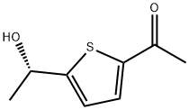 Ethanone, 1-[5-(1-hydroxyethyl)-2-thienyl]-, (S)- (9CI) Structure