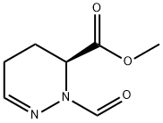 3-Pyridazinecarboxylicacid,2-formyl-2,3,4,5-tetrahydro-,methylester,(S)-(9CI) Structure