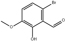 6-BROMO-2-HYDROXY-3-METHOXYBENZALDEHYDE 구조식 이미지