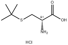 H-D-CYS(TBU)-OH HCL Structure