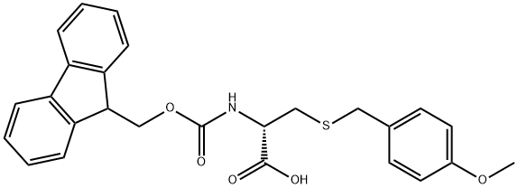 FMOC-D-CYS(MOB)-OH Structure