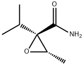옥시란카르복스아미드,3-메틸-2-(1-메틸에틸)-,(2R,3S)-(9CI) 구조식 이미지