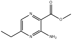 피라진카르복실산,3-아미노-5-에틸-,메틸에스테르(8CI) 구조식 이미지