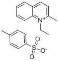 1-ethyl-2-methylquinolinium toluene-p-sulphonate Structure