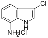 7-AMINO-3-CHLOROINDOLE HYDROCHLORIDE Structure