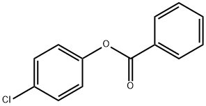 4-CHLOROPHENYL BENZOATE Structure