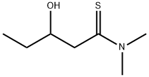 Pentanethioamide,  3-hydroxy-N,N-dimethyl- Structure