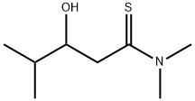 Pentanethioamide,  3-hydroxy-N,N,4-trimethyl- Structure