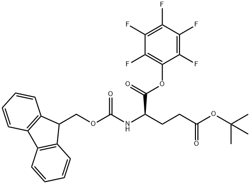 Fmoc-D-Glu(OtBu)-OPfp Structure
