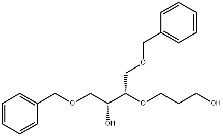 (2R,3S)-1,4-dibenzyloxy-3-(3-hydroxypropoxy)butan-2-ol 구조식 이미지
