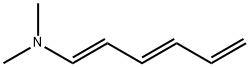 1,3,5-Hexatrien-1-amine,N,N-dimethyl-,(E,E)-(9CI) Structure