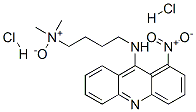 디메틸-[4-[(1-니트로아크리딘-9-일)아미노]부틸]-옥시도-아자늄디히드로클로라이드 구조식 이미지