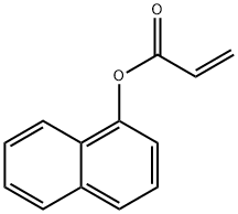 ALPHA-NAPHTHYL ACRYLATE 구조식 이미지