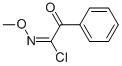 Benzeneethanimidoyl chloride, N-methoxy-alpha-oxo- (9CI) Structure