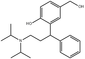 rac 5-Hydroxymethyl Tolterodine, 90% by HPLC 구조식 이미지
