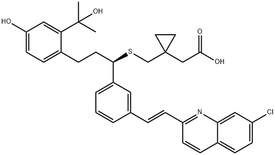 25-Hydroxy Montelukast Structure