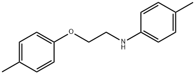 4-Methyl-N-[2-(4-methylphenoxy)ethyl]aniline Structure