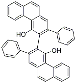 [3,3'-Biphenanthrene]-4,4'-diol, 2,2'-diphenyl- 구조식 이미지