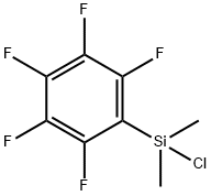 Chlorodimethylpentafluorophenylsilane Structure