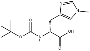 BOC-D-HIS(1-ME)-OH Structure