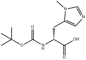 BOC-D-HIS(3-ME)-OH Structure