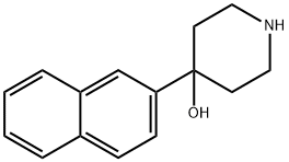 4-HYDROXY-4-(NAPHTH-2-YL)피페리딘 구조식 이미지