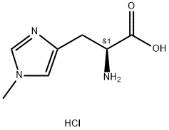 N(TAU)-메틸-L-히스티딘염화물 구조식 이미지