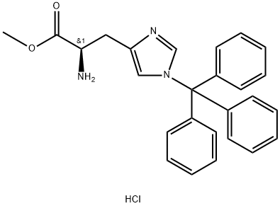 D-HISTIDINE(1-TRT)-OME HCL Structure