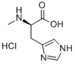 N-ME-D-HIS-OH HCL 구조식 이미지