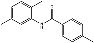 벤즈아미드,N-(2,5-다이메틸페닐)-4-메틸 구조식 이미지
