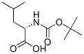 N-(TERT-BUTOXYCARBONYL)-L-LEUCINE Structure