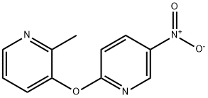 3-(5-nitropyridin-2-yloxy)-2-methylpyridine 구조식 이미지