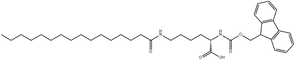 FMOC-LYS(PALMITOYL)-OH Structure