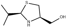4-Thiazolidinemethanol,2-(1-methylethyl)-,(2R-cis)-(9CI) Structure