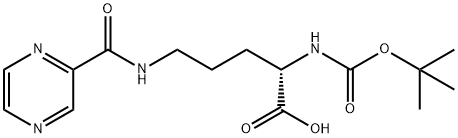 BOC-ORN(피라지닐카르보닐)-OH 구조식 이미지