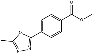 METHYL 4-(5-METHYL-1,3,4-OXADIAZOL-2-YL)BENZOATE Structure