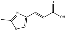 (E)-3-(2-Methylthiazol-4-yl)acrylic acid Structure
