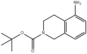 5-AMINO-2-BOC-1,2,3,4-TETRAHYDROISOQUINOLINE 구조식 이미지