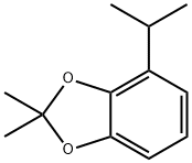 2,2-Dimethyl-4-isopropyl-1,3-benzodioxole (Propofol Impurity L) Structure