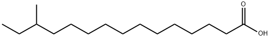 13-METHYLPENTADECANOIC ACID Structure