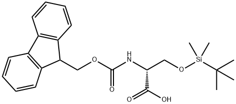 FMOC-D-SER(BSI)-OH Structure